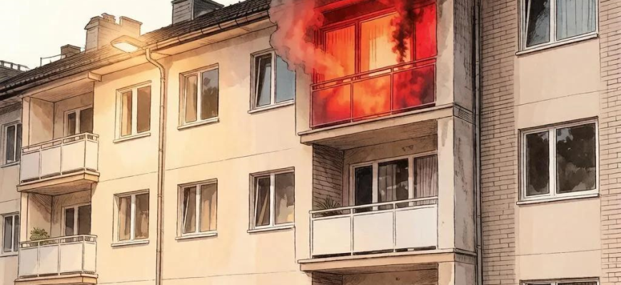 пожар на улице карамзина в красноярске