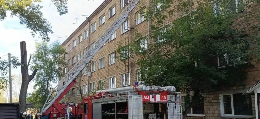 пожар на улице калинина красноярск сегодня
