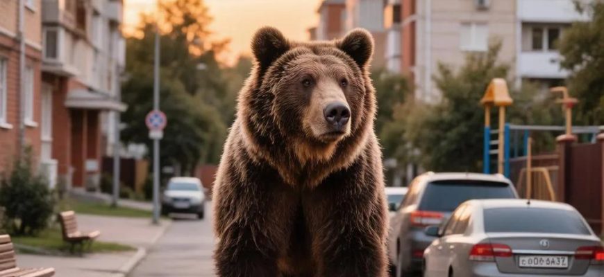 медведь в свердловском районе красноярска
