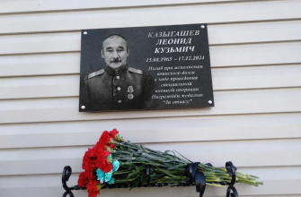 леонид казыгашев открытие памятной доски